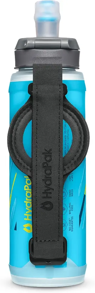 HydraPak SkyFlask Speed Handheld Running Water Bottle (350ml, Malibu)