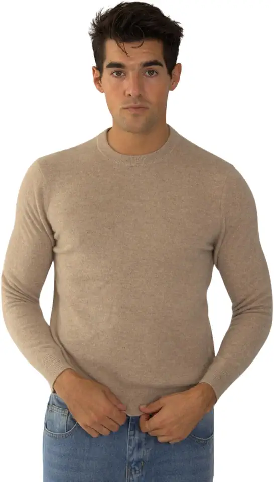 Mens Daily Cashmere Sweater – 100% Pure Cashmere Sweaters for Men Pullover