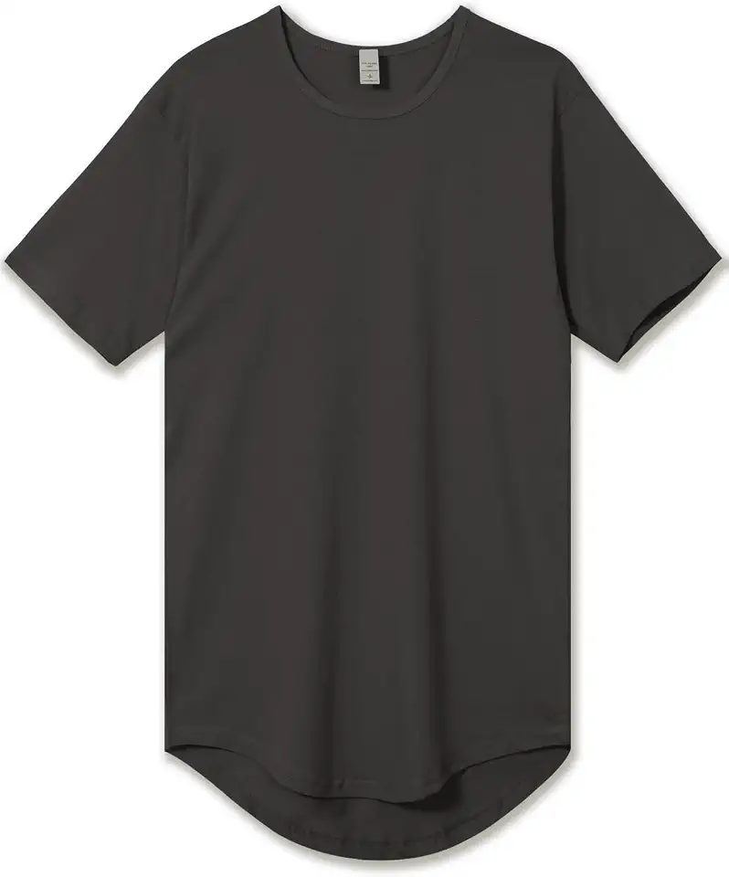 Allsense Men's Longline Drop-Cut Crewneck T-Shirt
