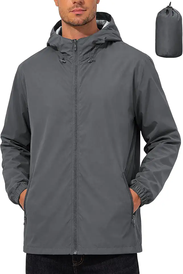 Men's Tan Cotton Mac Raincoat