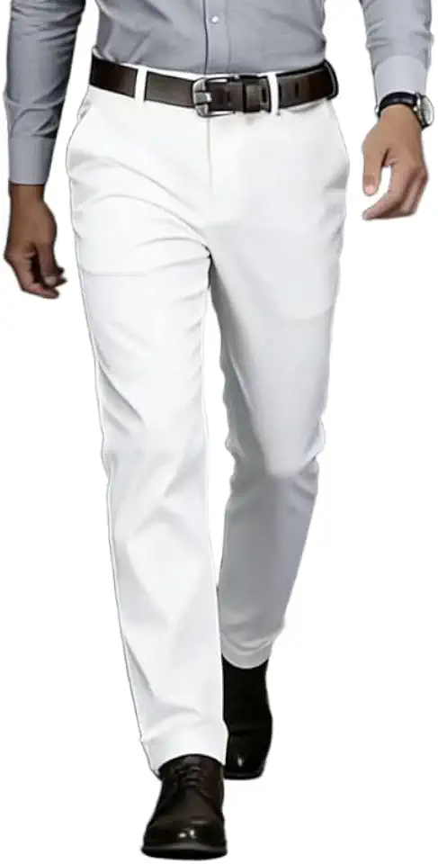 Men's Dress Pants Straight Fit Business Casual