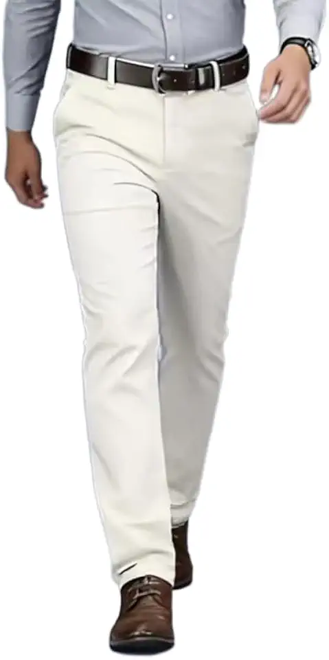 Men's Dress Pants Straight Fit Business Casual
