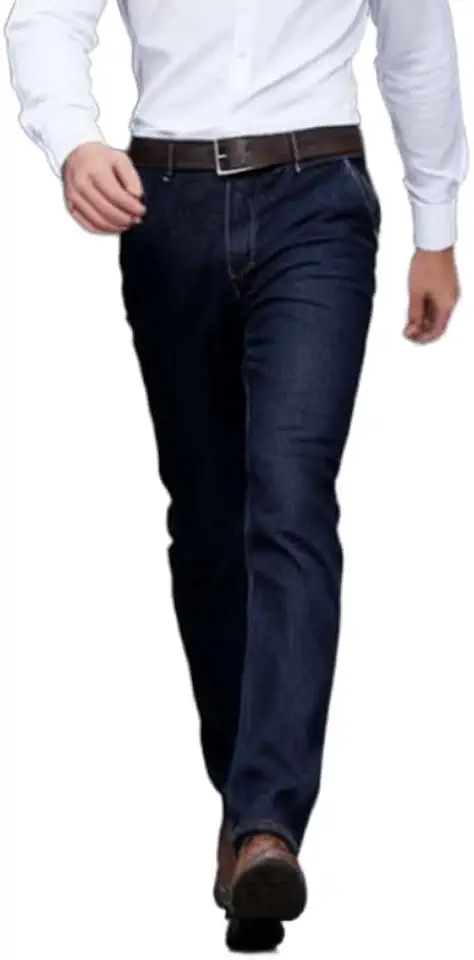Men's Straight Leg Business Casual Jeans