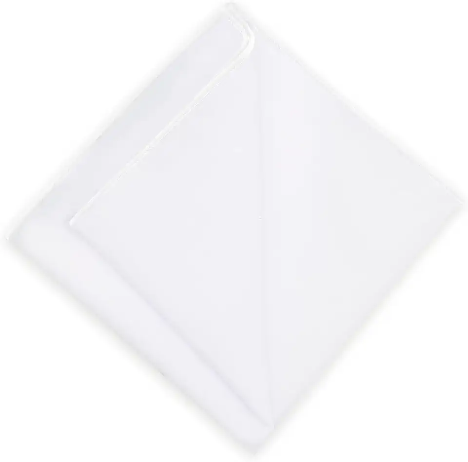 Pocket Squares for Men, Cotton Linen Mens Handkerchief Suit