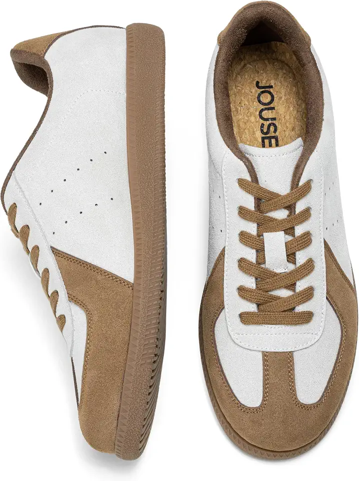 Jousen Men's Casual Shoes Suede Fashion Sneakers