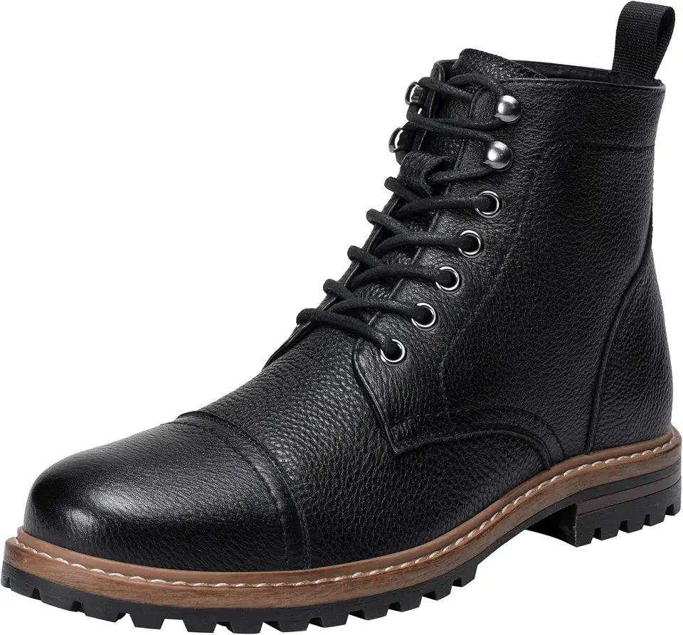 Jousen Mens Boots Leather Boots Dress Boots for Men