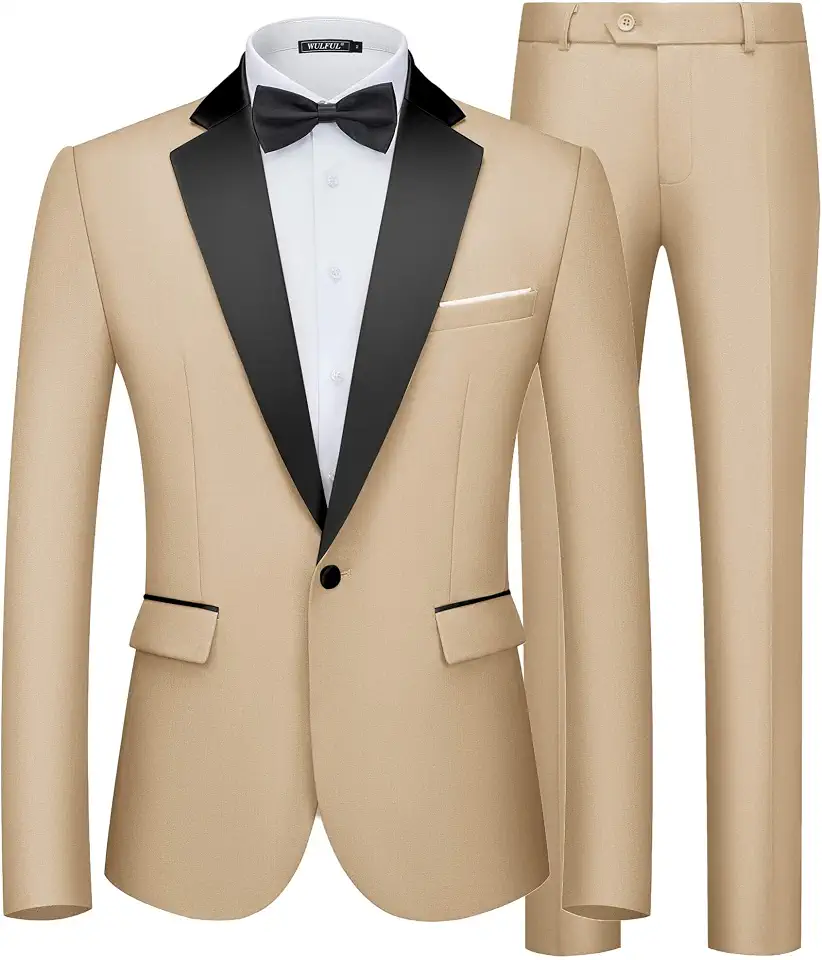 Men's 2 Piece Dark Brown Suit