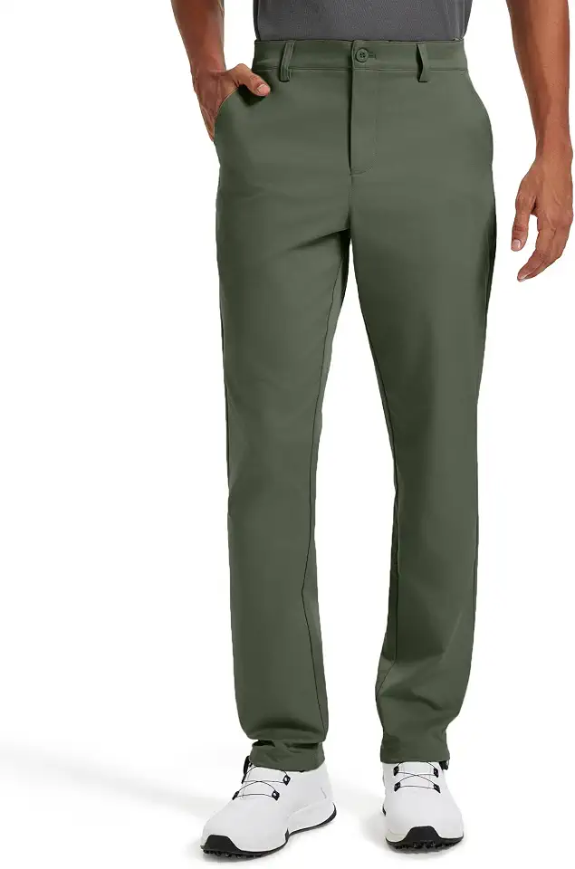Global Recycled Standard Men's Classic Fit Stretch Golf & Dress Work Pants 30''/32''/34''