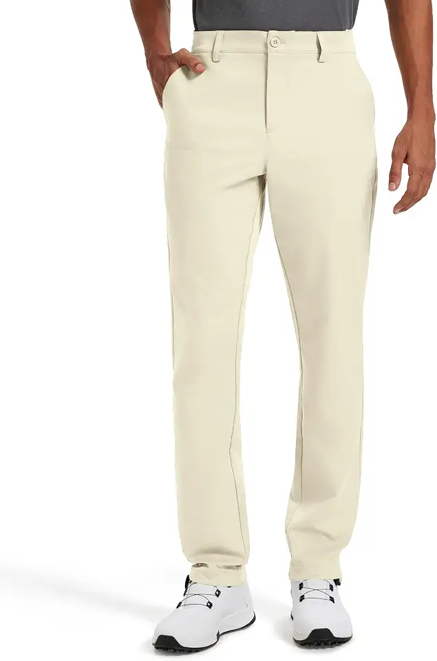 Global Recycled Standard Men's Classic Fit Stretch Golf & Dress Work Pants 30''/32''/34''