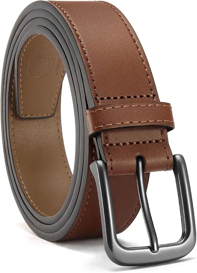 CHAOREN Mens Belts Leather 35mm for Jeans - Tough at Work, Sharp Daily