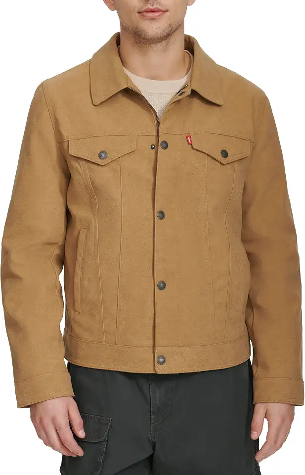 Levi's Men's Faux Leather Classic Trucker Jacket