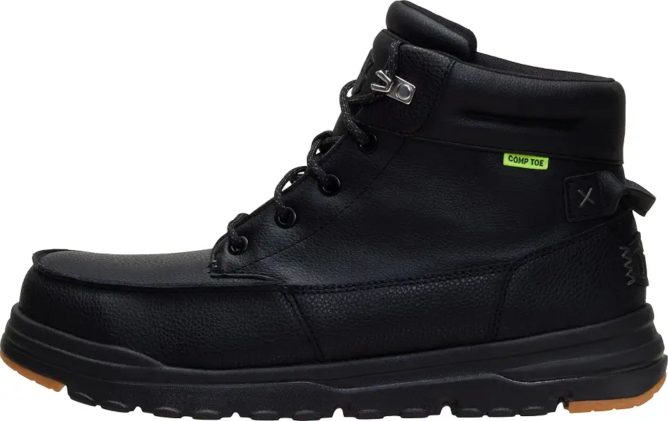 HEYDUDE Men's Bradley II Work CT Leather Boot | Water Repellant