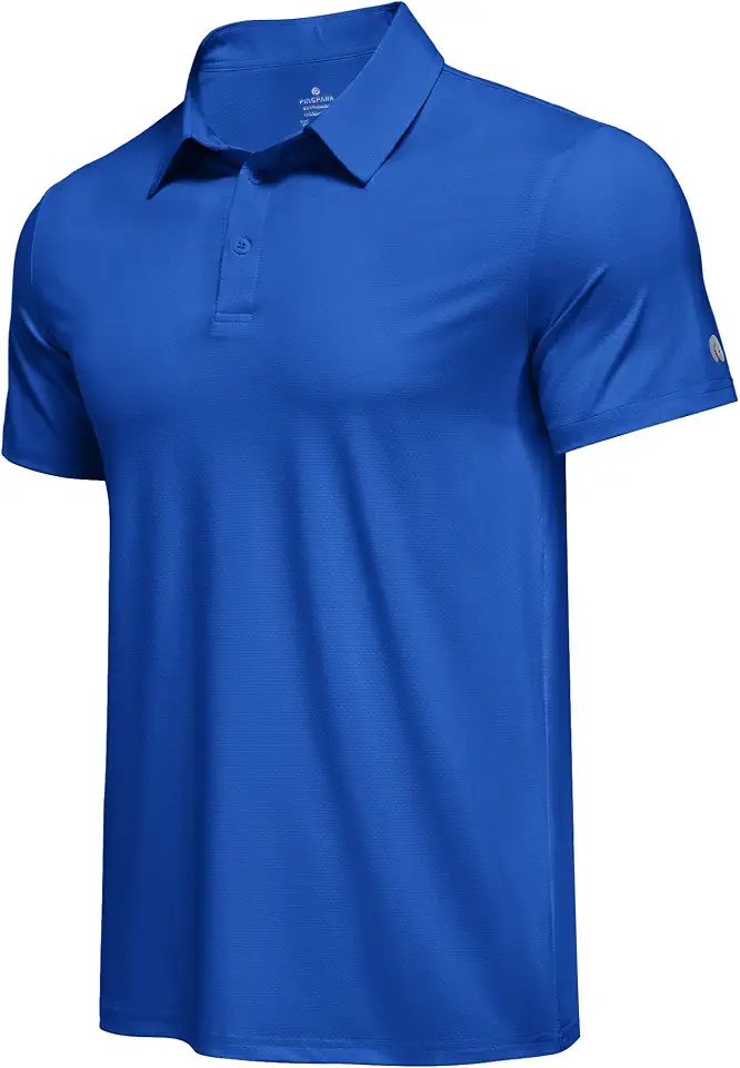 Men's Royal Blue Athletic Polo Shirt