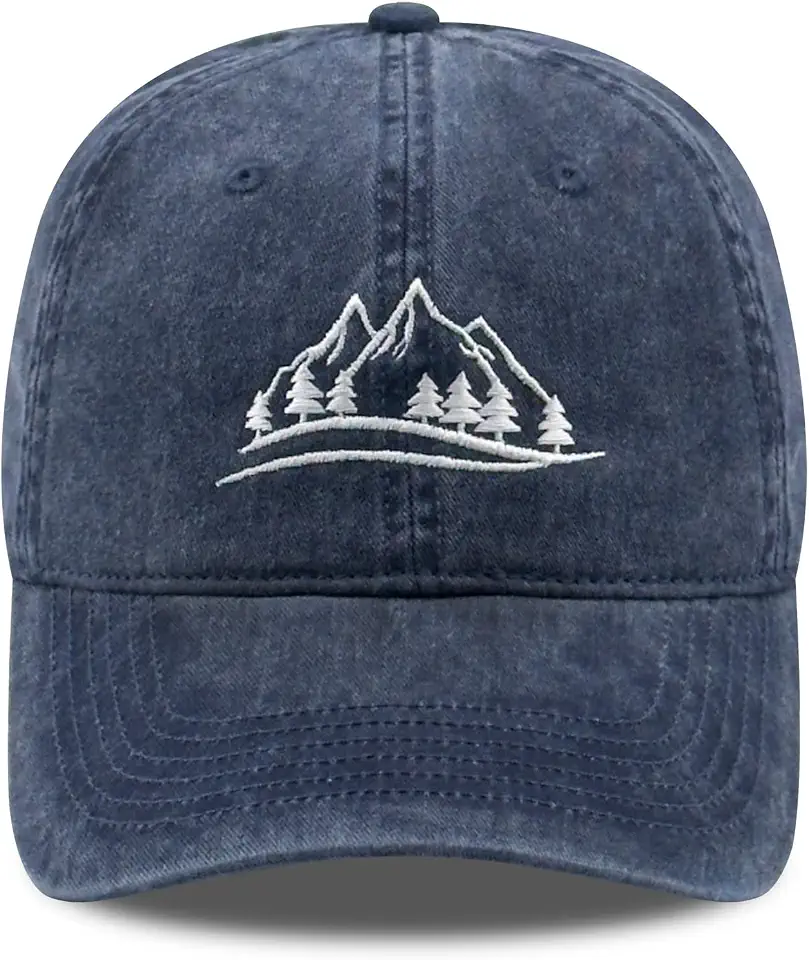 Classic Embroidered Baseball Cap for Men Women, Bigfoot Shark Dolphin Dad Hat Adjustable Outdoor Hat Gift