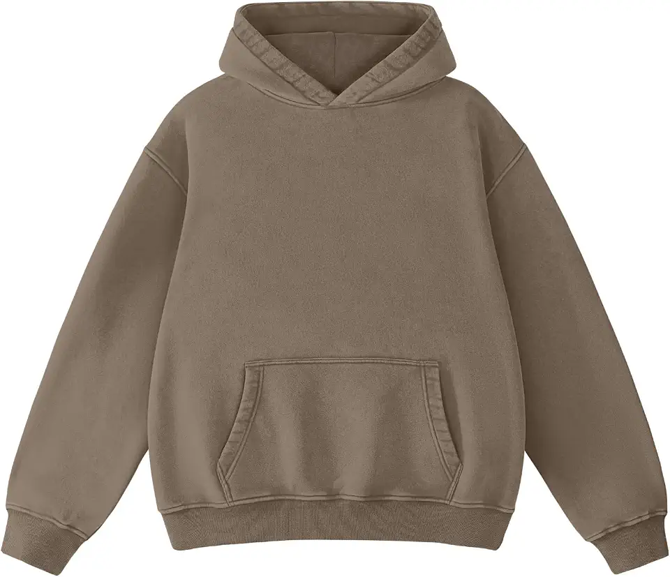Dnzzs Acid Wash Oversized Vintage Hoodie for Men