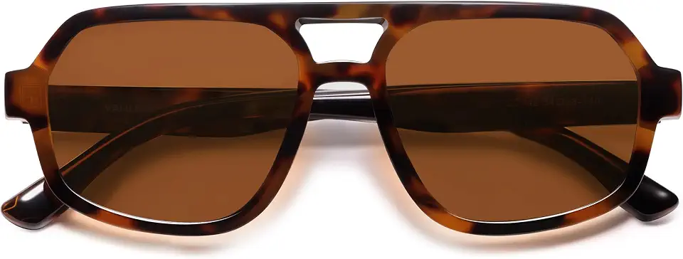Men's Tortoiseshell Polarized Sunglasses