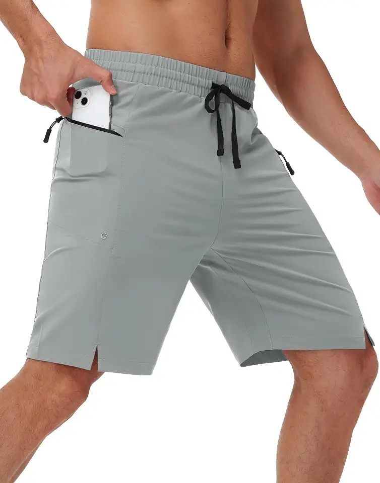 Men's Grey Quick Dry Board Shorts