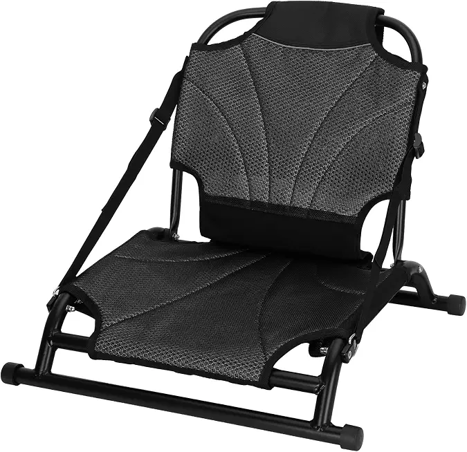 Aluminum Frame Kayak Seat with Backrest, Suitable for Kayaking, Fishing