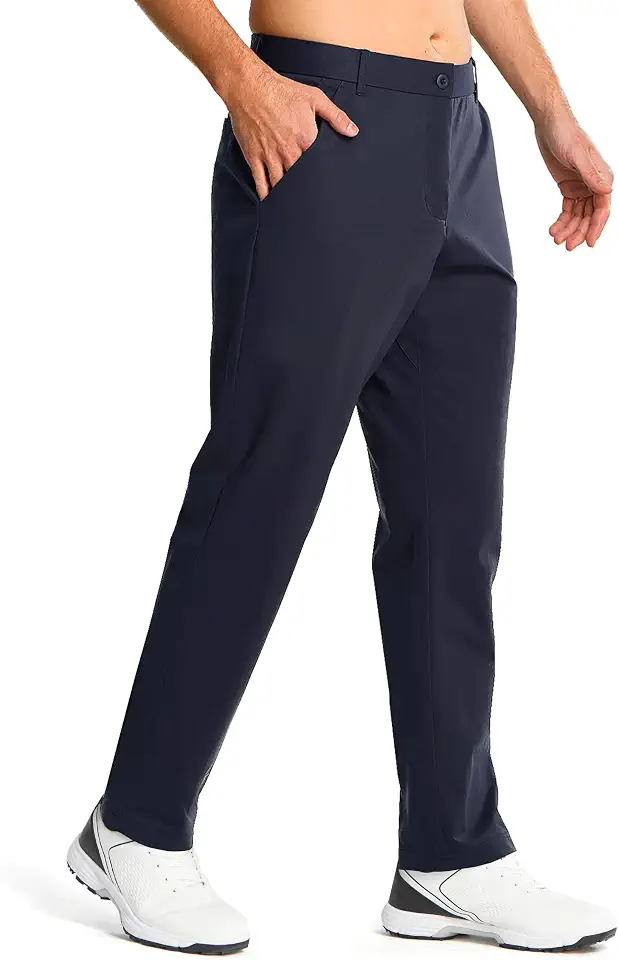 NORTHYARD Men's Golf Pants Stretch Work Dress Pant 30"/32"/34" Quick Dry Lightweight Casual Flat Front Trouser with Pockets