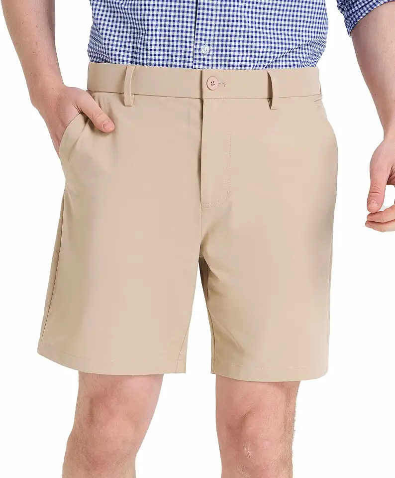 Global Recycled Standard Men's Classic Fit Golf Shorts Stretch 7''/ 9'' - Dress & Casual Business Quick-Dry, Lightweight Comfort Fit