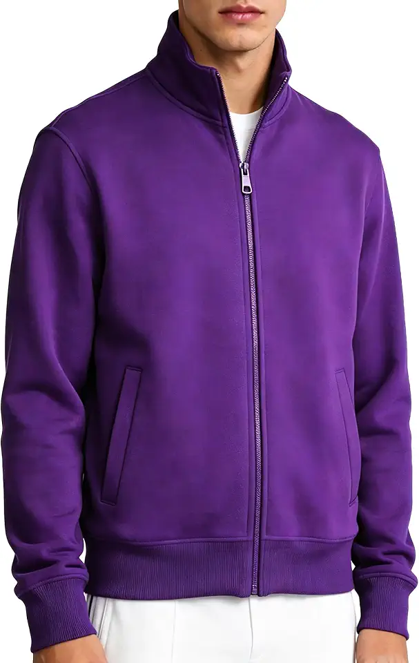 Men's Plum Purple Cotton Chore Jacket