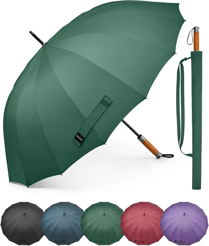Global Recycled Standard G4Free 54 Inch Golf Umbrella Strong Windproof Large Umbrella for Rain
