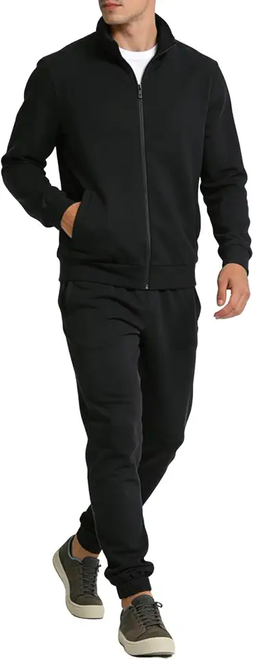 Men's Tracksuits 2 Piece Set Full Zip Sweatsuits Outfits Casual Jackets and Pants for Men Fleece Jogging Suit Sets