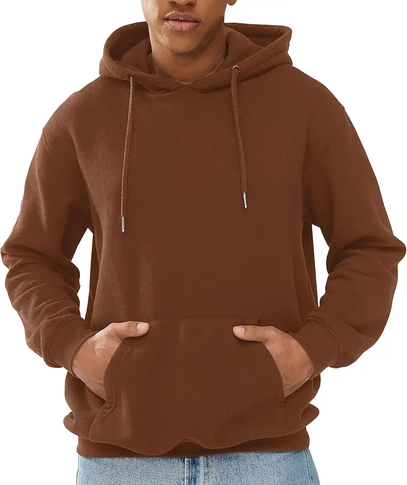 Unisex Adult Fleece Hoodies, Breathable, Pullover Hooded Sweatshirt for Men