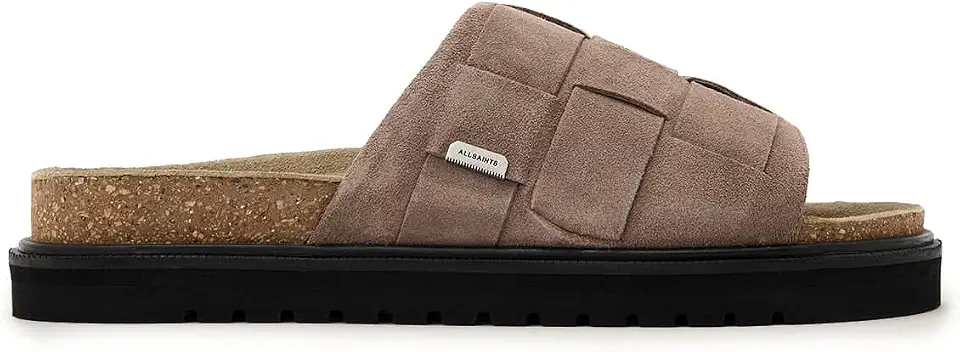 AllSaints mens Randal Woven Slider