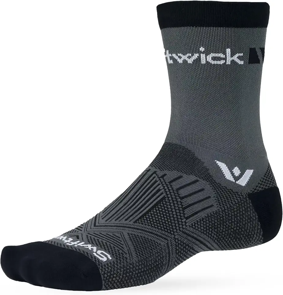 Swiftwick ASPIRE Mid-Crew Socks for Running & Cycling, Men & Women