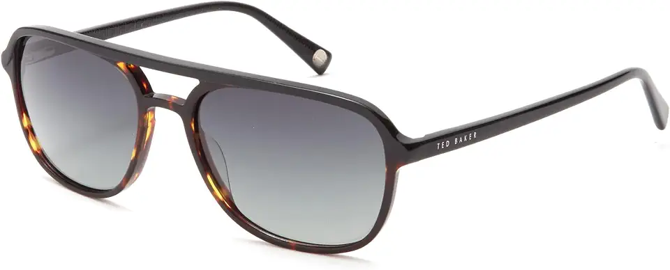 Ted Baker TMS212 Mens Wide Fit Polarized Aviator Sunglasses