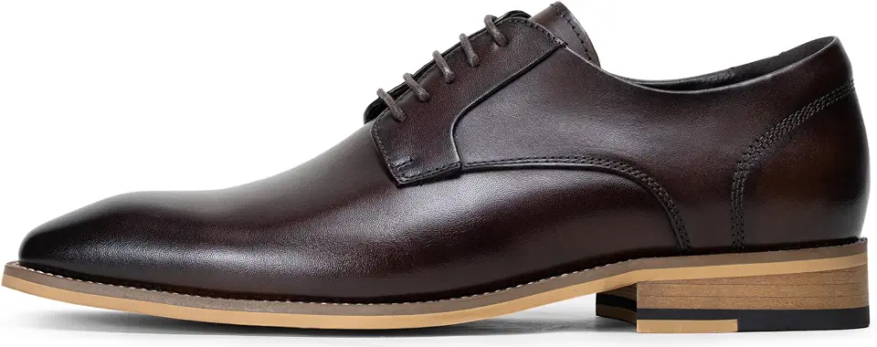 Jousen Mens Dress Shoes Leather Oxford Brogue Wingtip