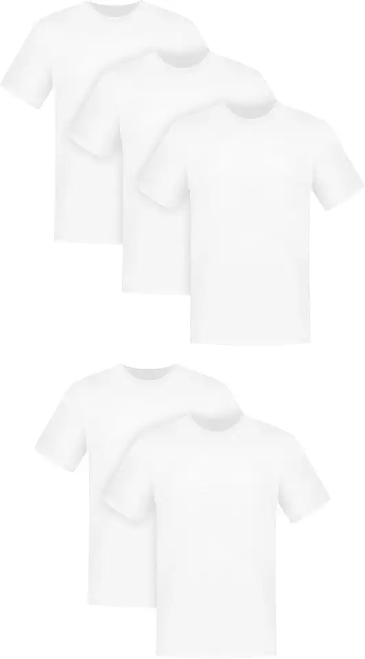 Men's White Crewneck Undershirt