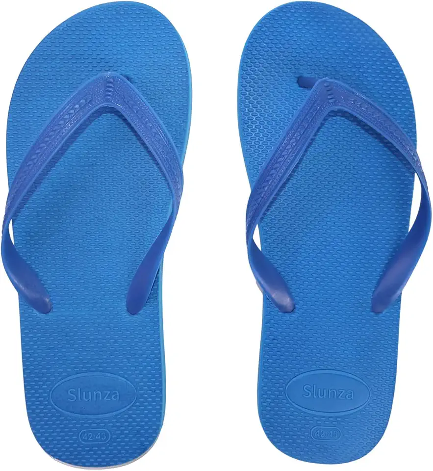 Sfn Men’s Flip Flops Classic Blue – Lightweight Comfort Thong Sandals, Non-Slip Beach Shower Slippers, Durable Casual Summer Sandals for Pool, Travel & Everyday Wear