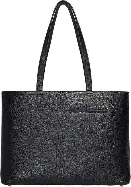Mens Top Grain Leather Tote Bag 15.6” Laptop Shoulder Work Briefcase