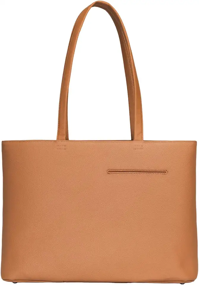 Mens Top Grain Leather Tote Bag 15.6” Laptop Shoulder Work Briefcase