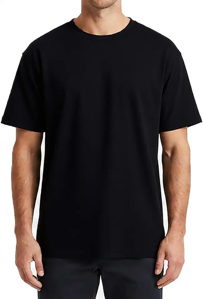 Magic Park Men's Striped Crew Neck Short Sleeve T-Shirt Classic Cotton Casual Summer Basic Top