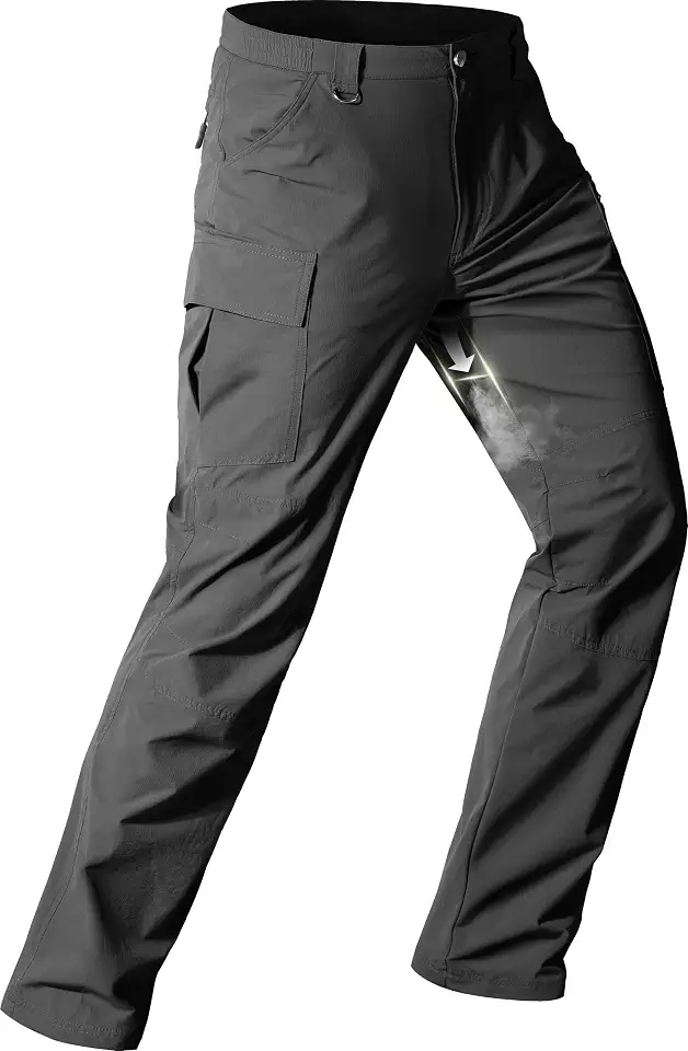 Men's Hiking Pants Lightweight Quick Dry Stretch Cargo Work Pants