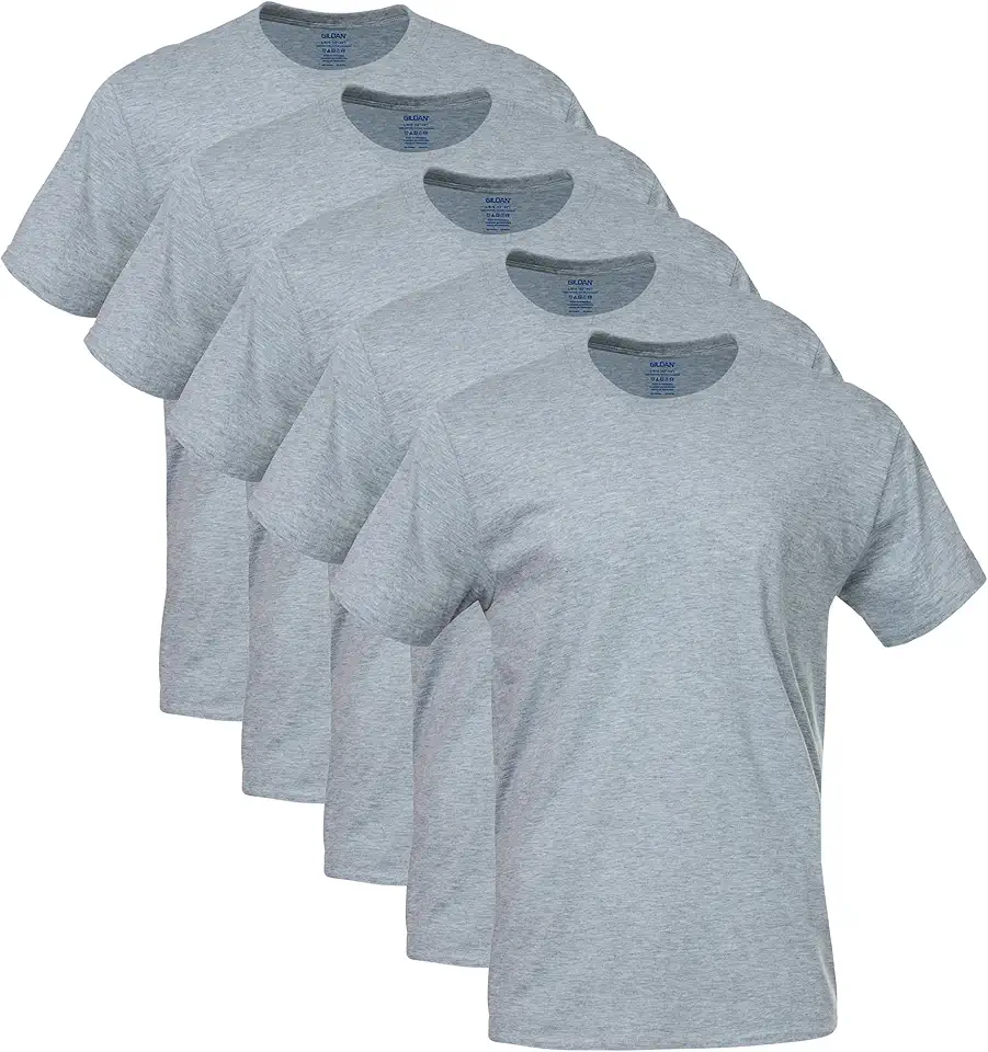 Gildan Men's Crew T-Shirts, Multipack, Style G1100