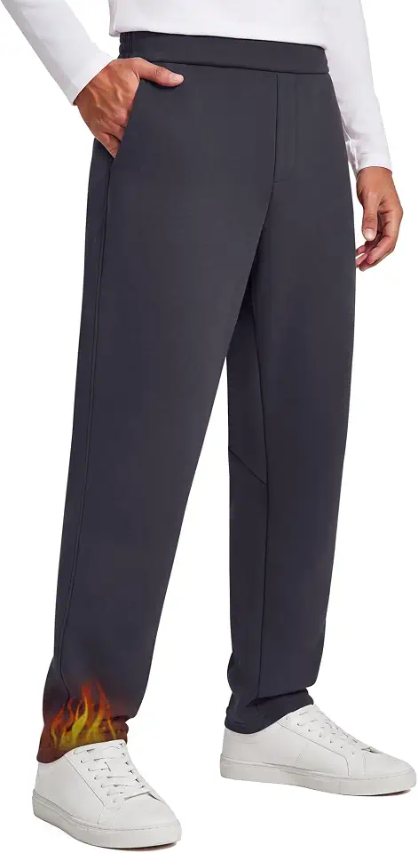 G4Free Flurrylux Men's Fleece Lined Sweatpants Casual Straight Leg Pants