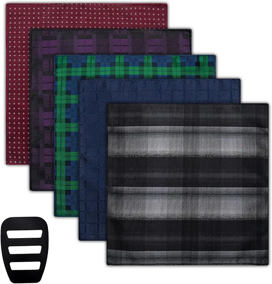 Men's Silk Printed Pocket Square