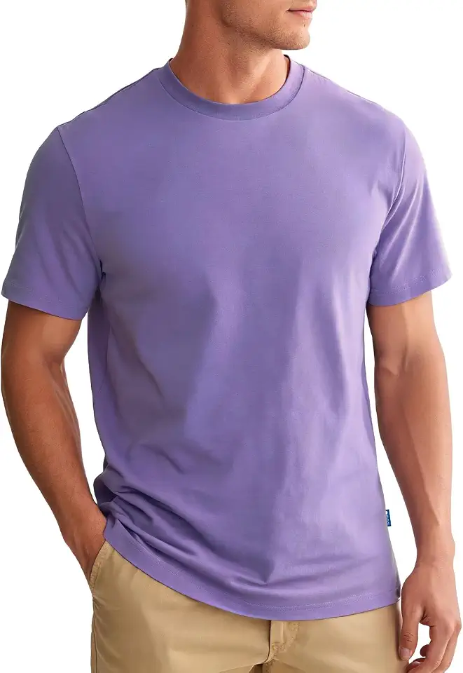 Men's Lavender Crewneck T Shirt