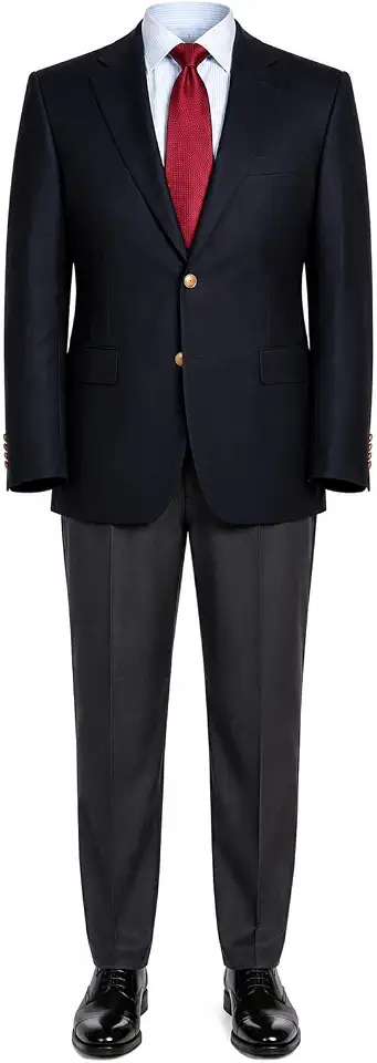 Classic Business and Casual Wool Blazer in Big & Tall, Portly, Short, Regular, Tall, Extra Tall Sizes