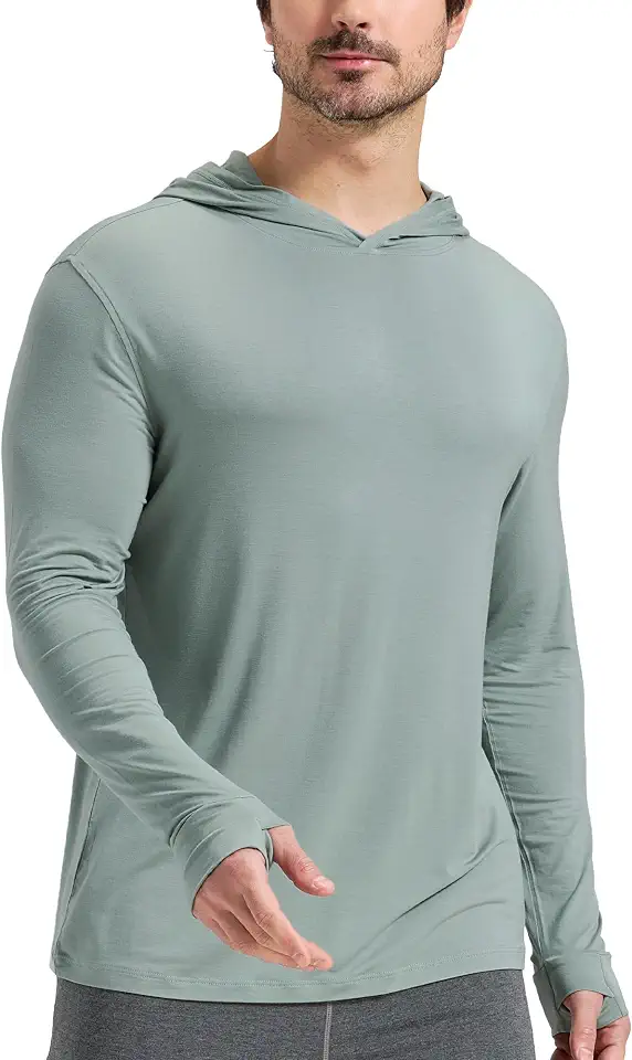 netdraw Men's Ultralight Bamboo Viscose Performance Hoodie