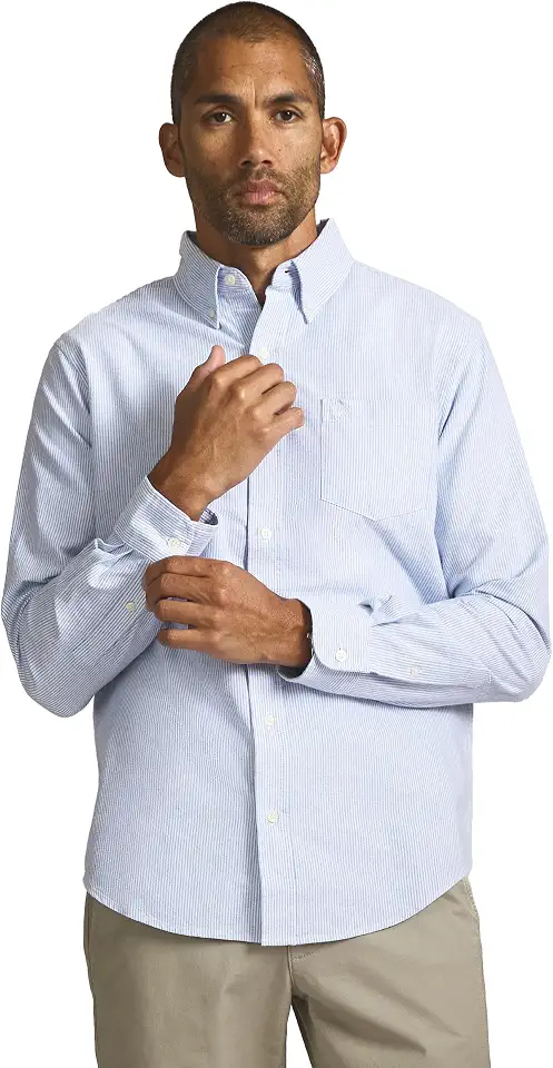 Chaps Men's Classic Fit Long Sleeve Button Down Oxford Shirt