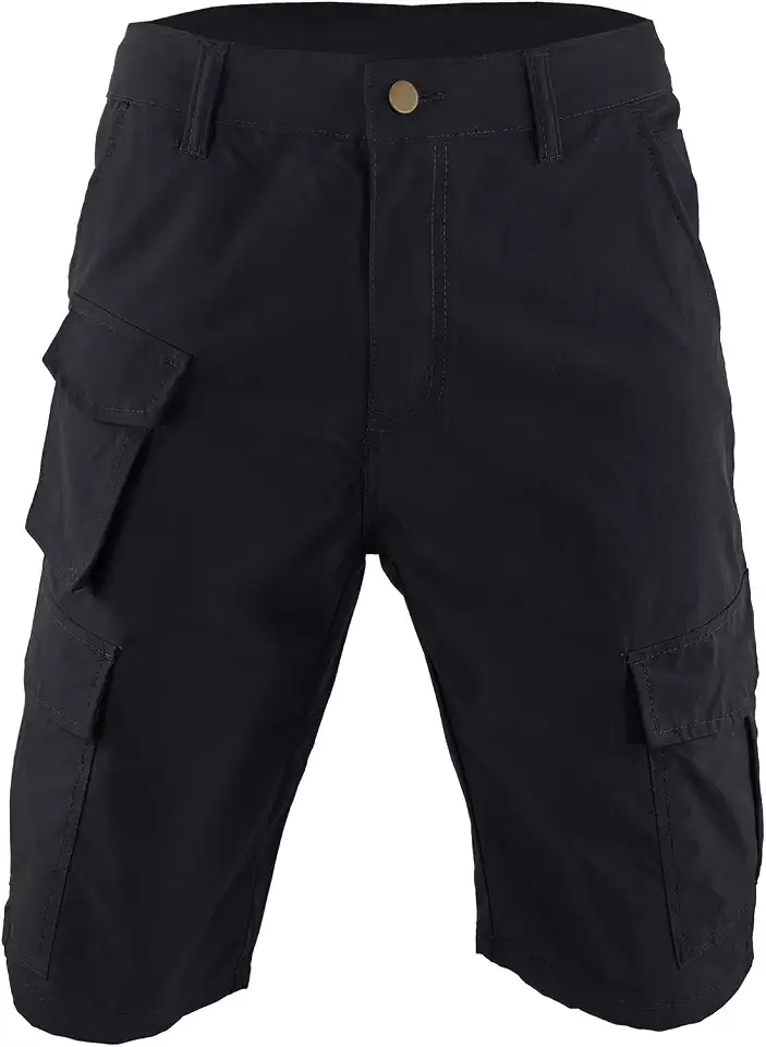 Generic 12 Inch Inseam Knee‑Length Men’s Cargo Shorts, Relaxed Fit Multi‑Pockets Work Shorts for Outdoor Working and Workout
