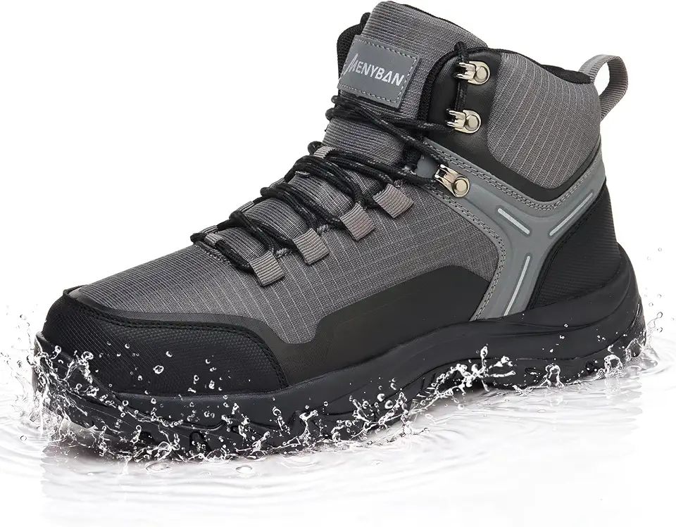 Men's Waterproof Hiking Boots Mid Top Outdoor All-Terrain
