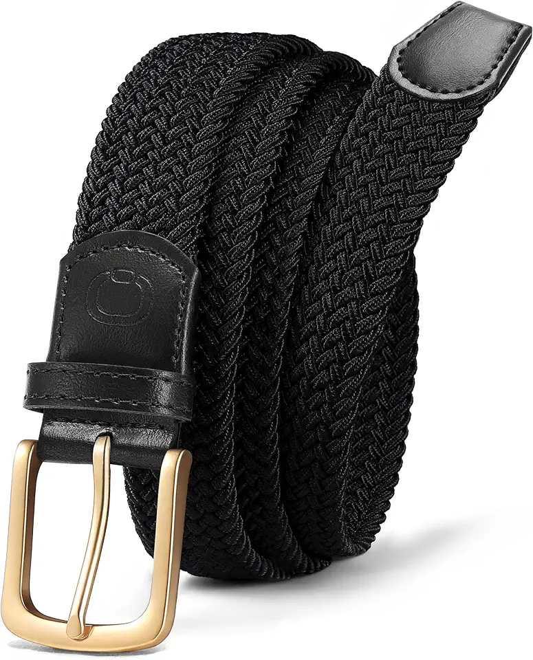 CHAOREN Stretch Belt for Men - Elastic Belt for Golf & Casual Wear