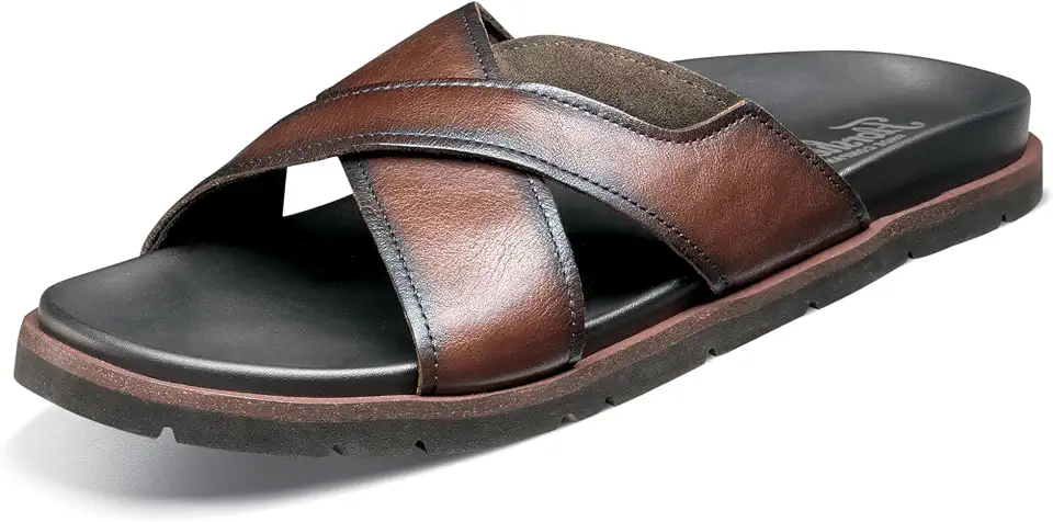 Florsheim Bayside Cross Strap Slide Sandals