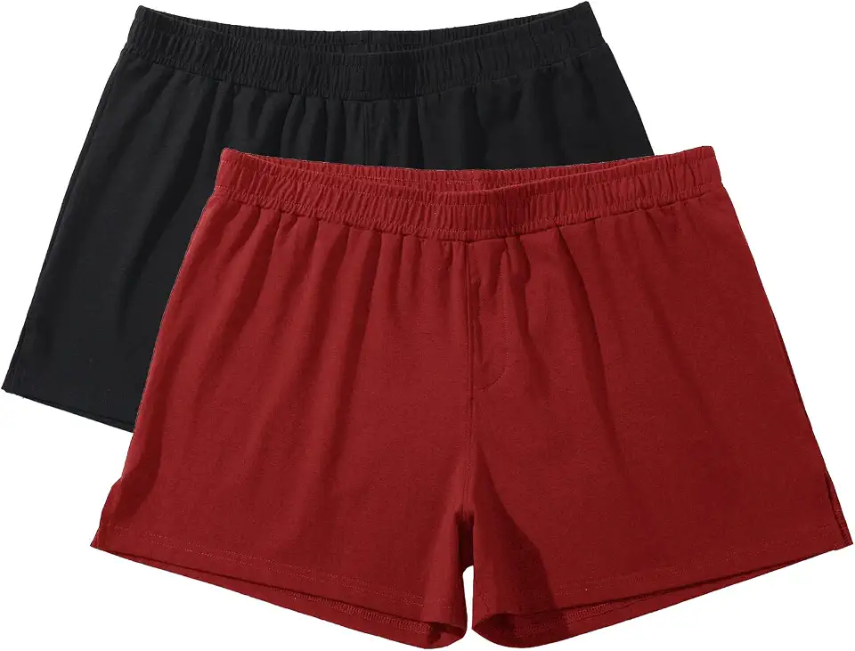OEKO-TEX STANDARD 100 AMY COULEE Mens 3 Inch Cotton Blend Gym Shorts